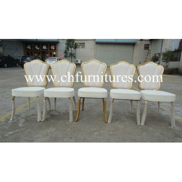 White Fabric Metal Rocking Banquet Chair (YC-C93)